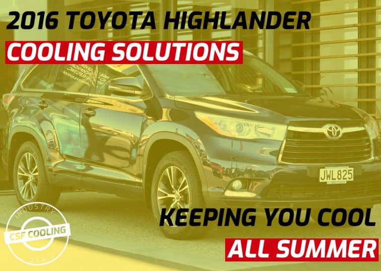 2016 Toyota Highlander Radiator