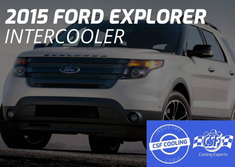 2015 Ford Explorer Intercooler