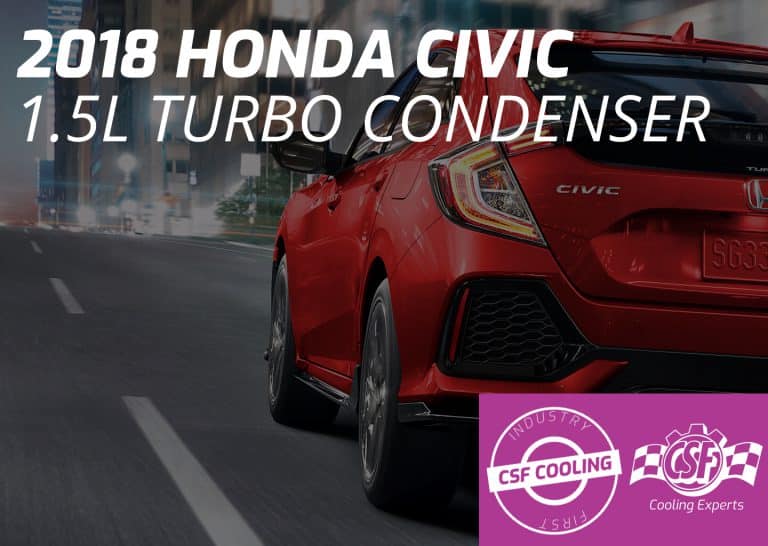 2018 Honda Civic 1.5L Turbo Condenser