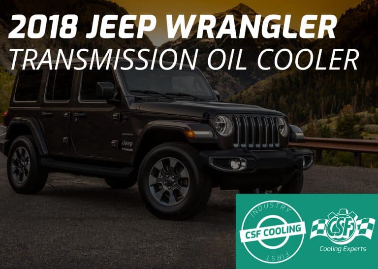 2018 Jeep Wrangler Transmission Oil Cooler