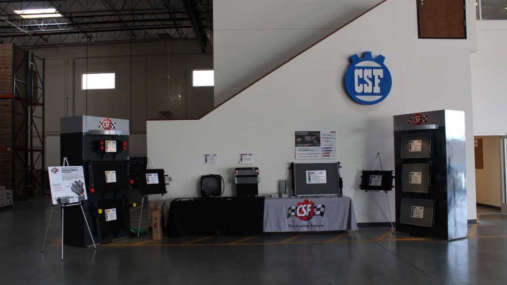 CSF Cooling Products Display, Customer Appreciation Day 2017