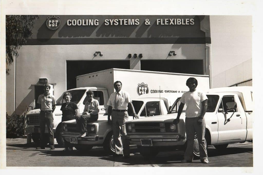The first CSF office in the USA, 1980
